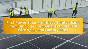 First Power Solar Prioritizes Safety pv installation